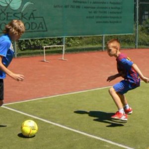 Fotbalový kemp v&nbsp;Heřmanicích navštívil Tomáš Fabián