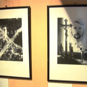 Josef Fousek vystavoval v&nbsp;Městském muzeu v&nbsp;Mimoni