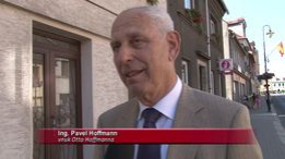 Slavnostní odhalení pamětní desky rodině Mudr. Otto Hofmanna