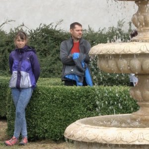 Kašna se&nbsp;stala dominantou parku u&nbsp;kostela