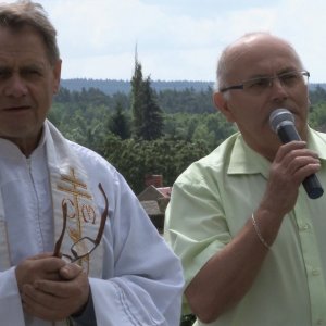 Kašna se&nbsp;stala dominantou parku u&nbsp;kostela