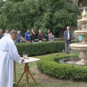 Kašna se&nbsp;stala dominantou parku u&nbsp;kostela