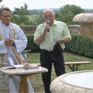 Kašna se&nbsp;stala dominantou parku u&nbsp;kostela